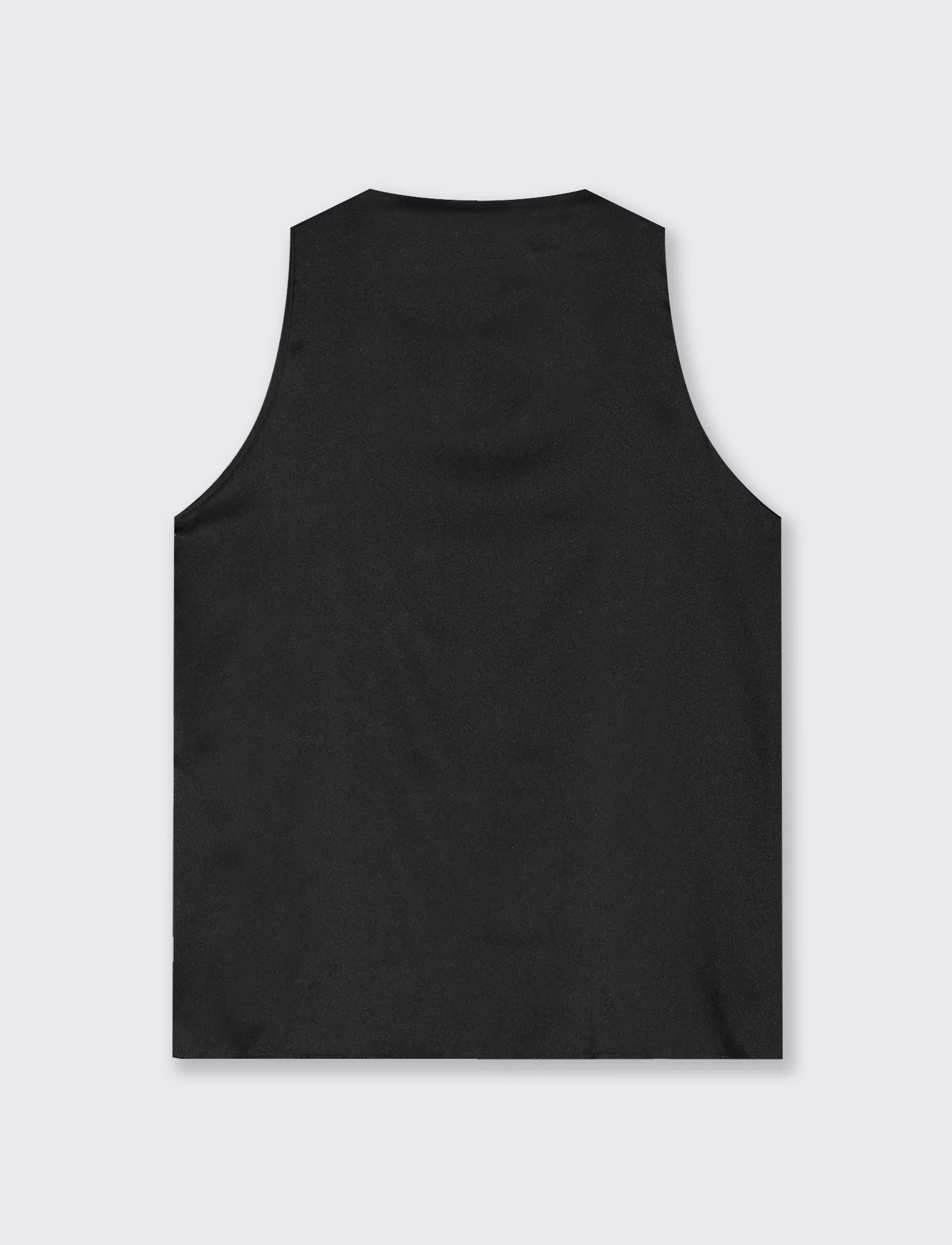 Top Scollo a V in Tessuto Leggero - Nero - Image 2