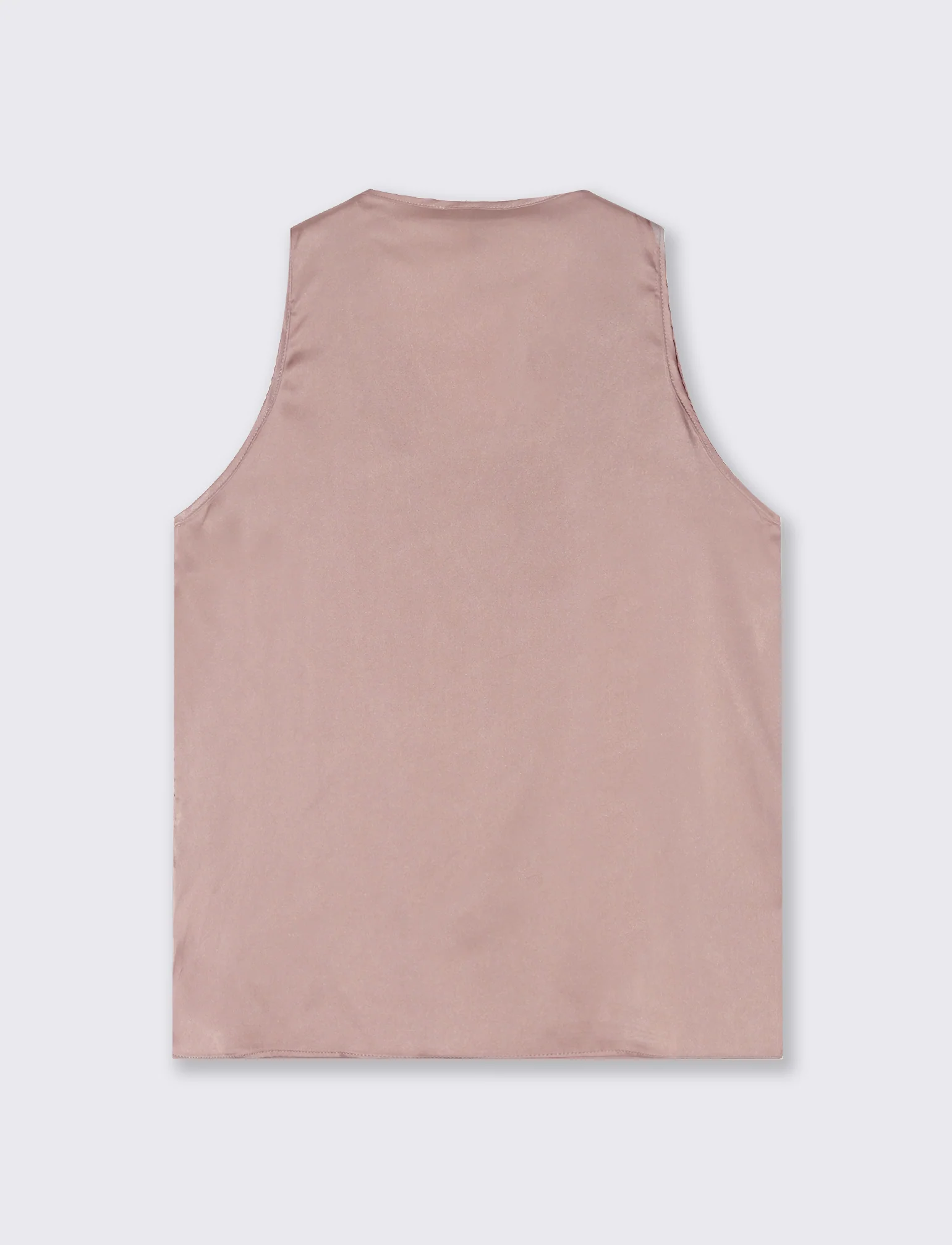 Top Scollo a V in Tessuto Leggero - Rosa - Image 2