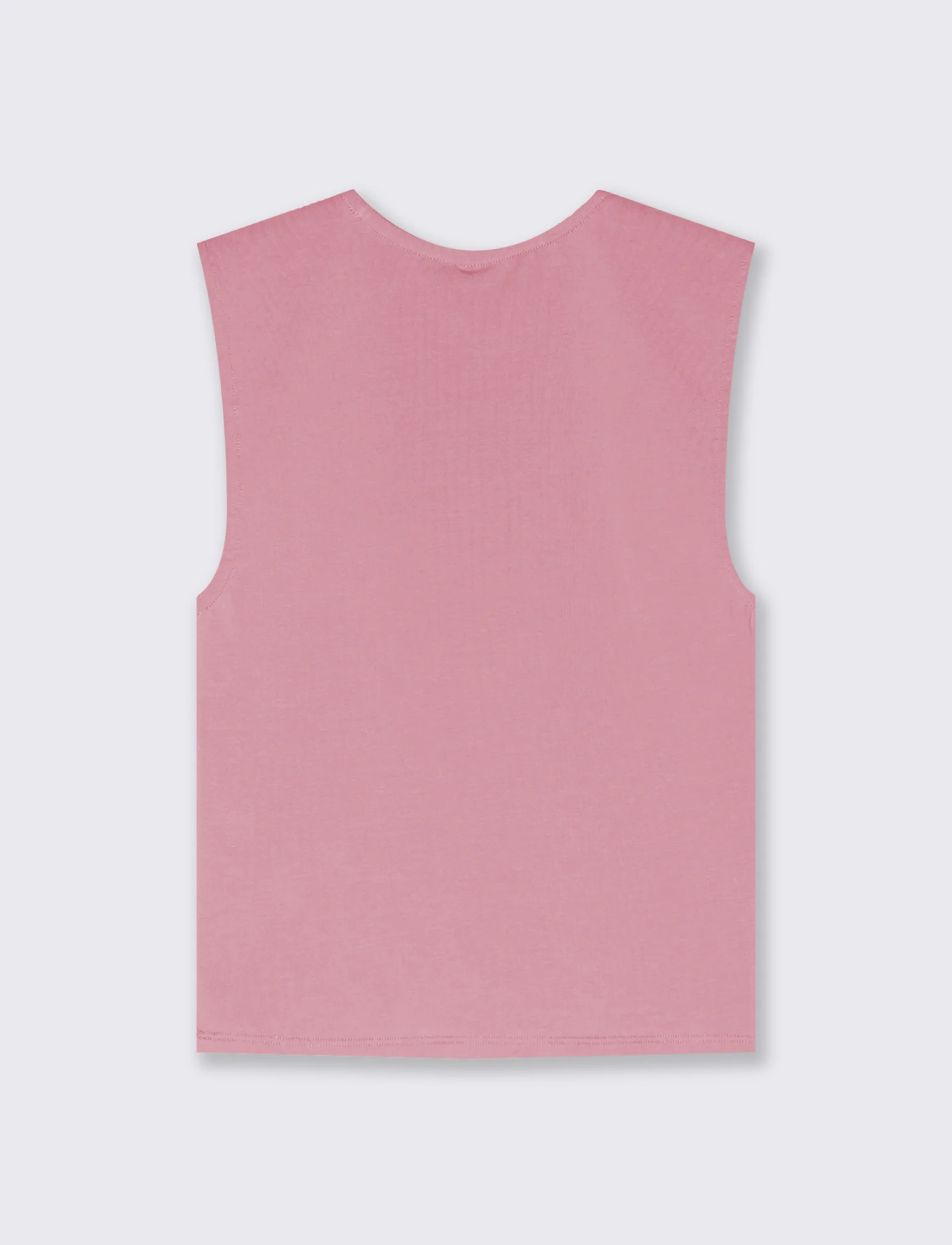 Top Smanicato Aderente Elegante - Rosa - Image 2