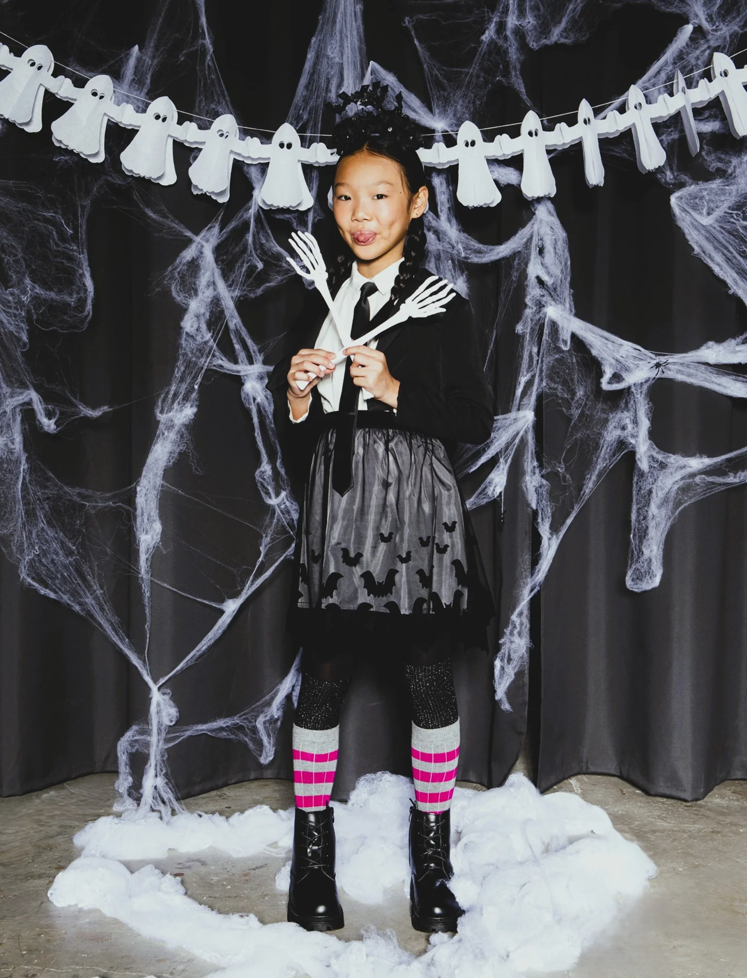 Travestimento halloween bambina - Viola - Image 4
