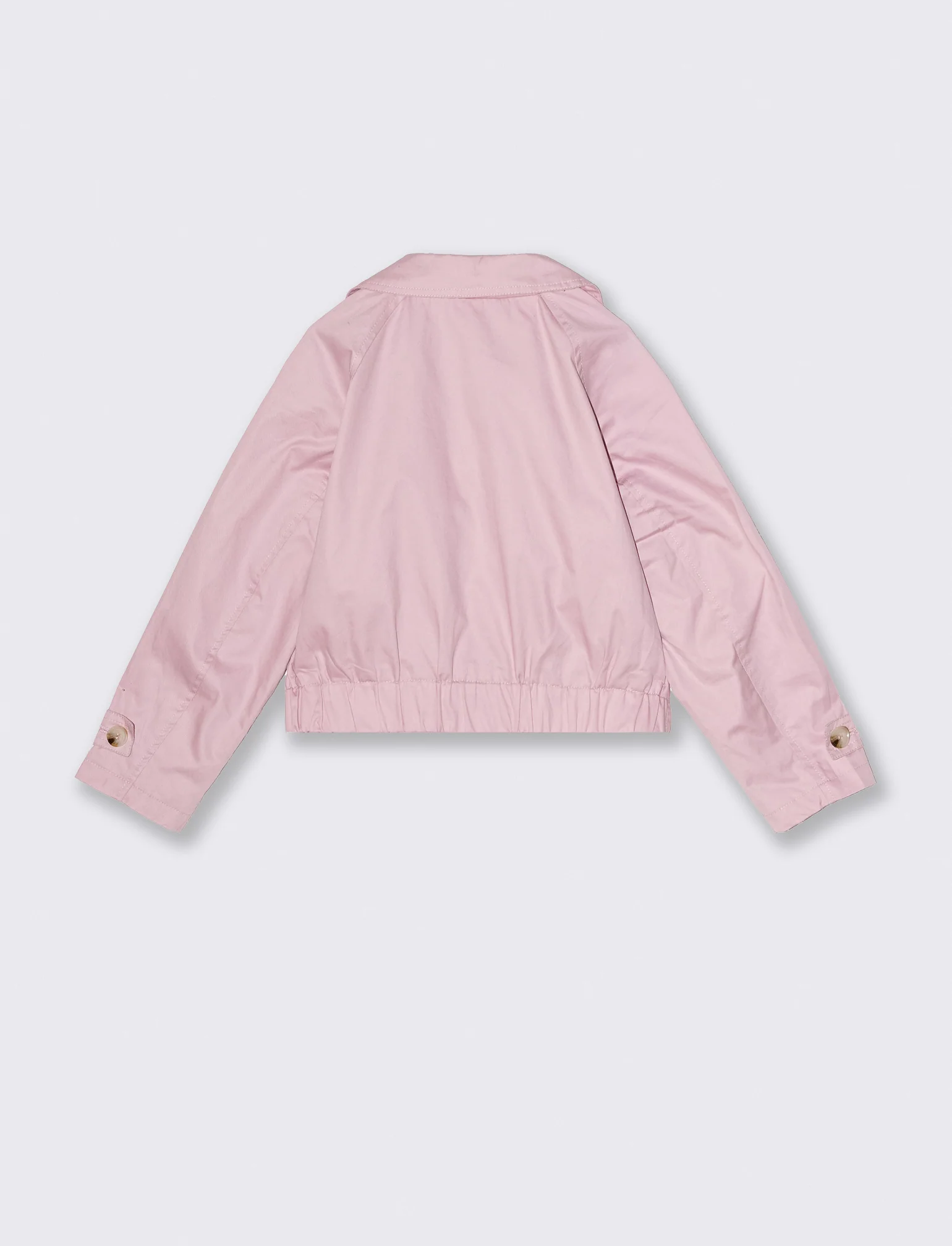 Trench doppio petto per bambina elegante - Rosa chiaro - Image 2
