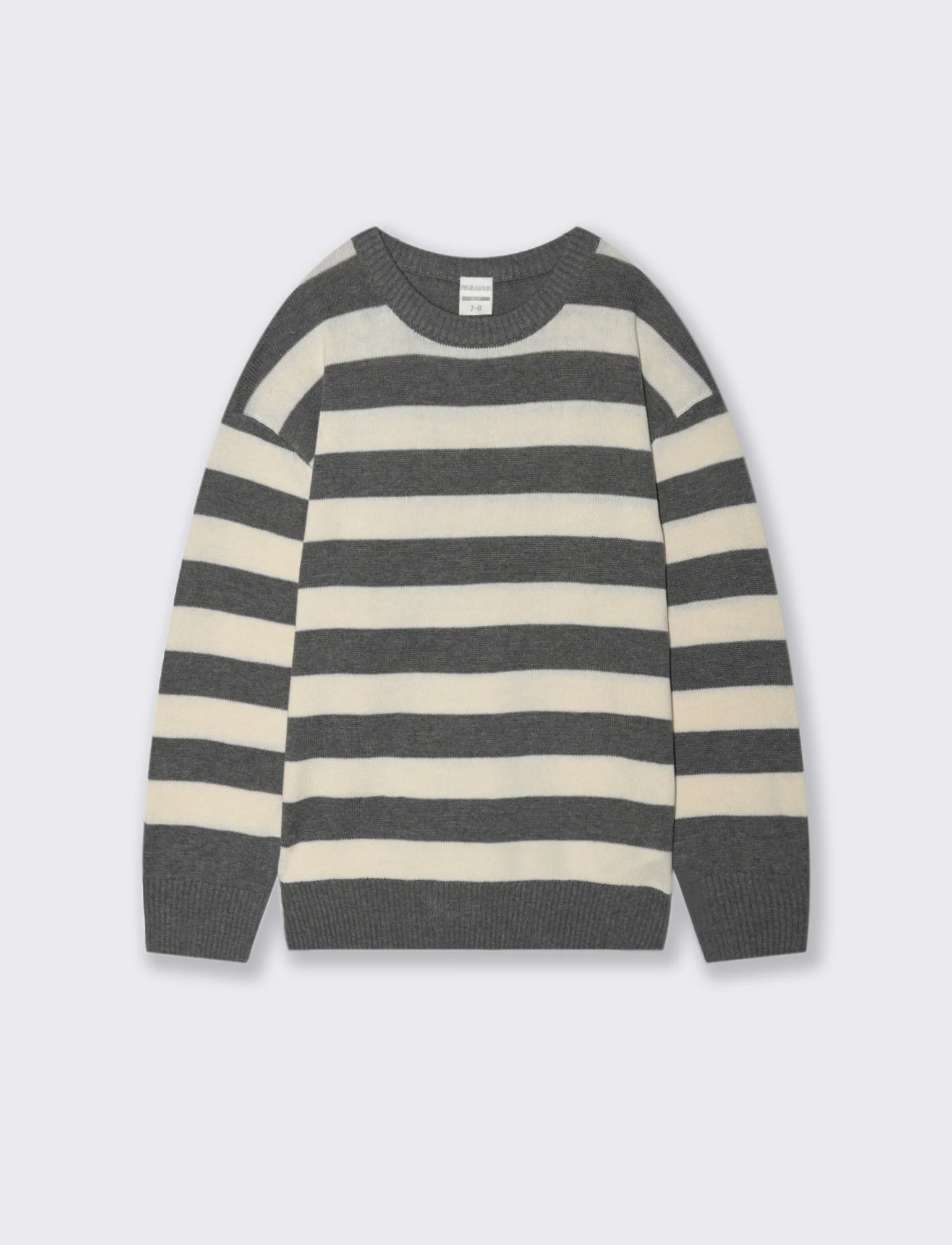 Tricot motivo rigato. - Grigio - Image 2