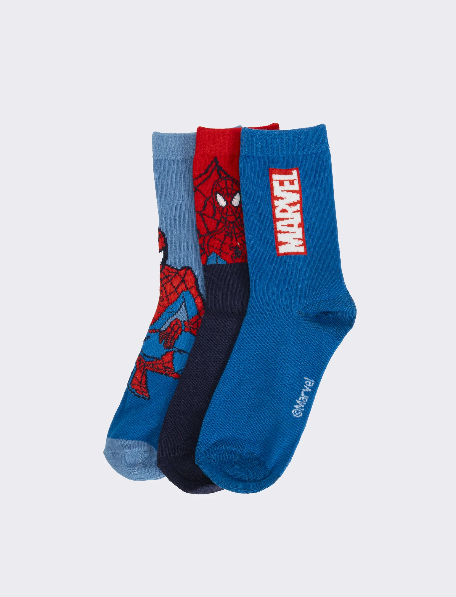 Tris calzini bambino sonic, pokemon, dragonball, spiderman - Blu - Image 2