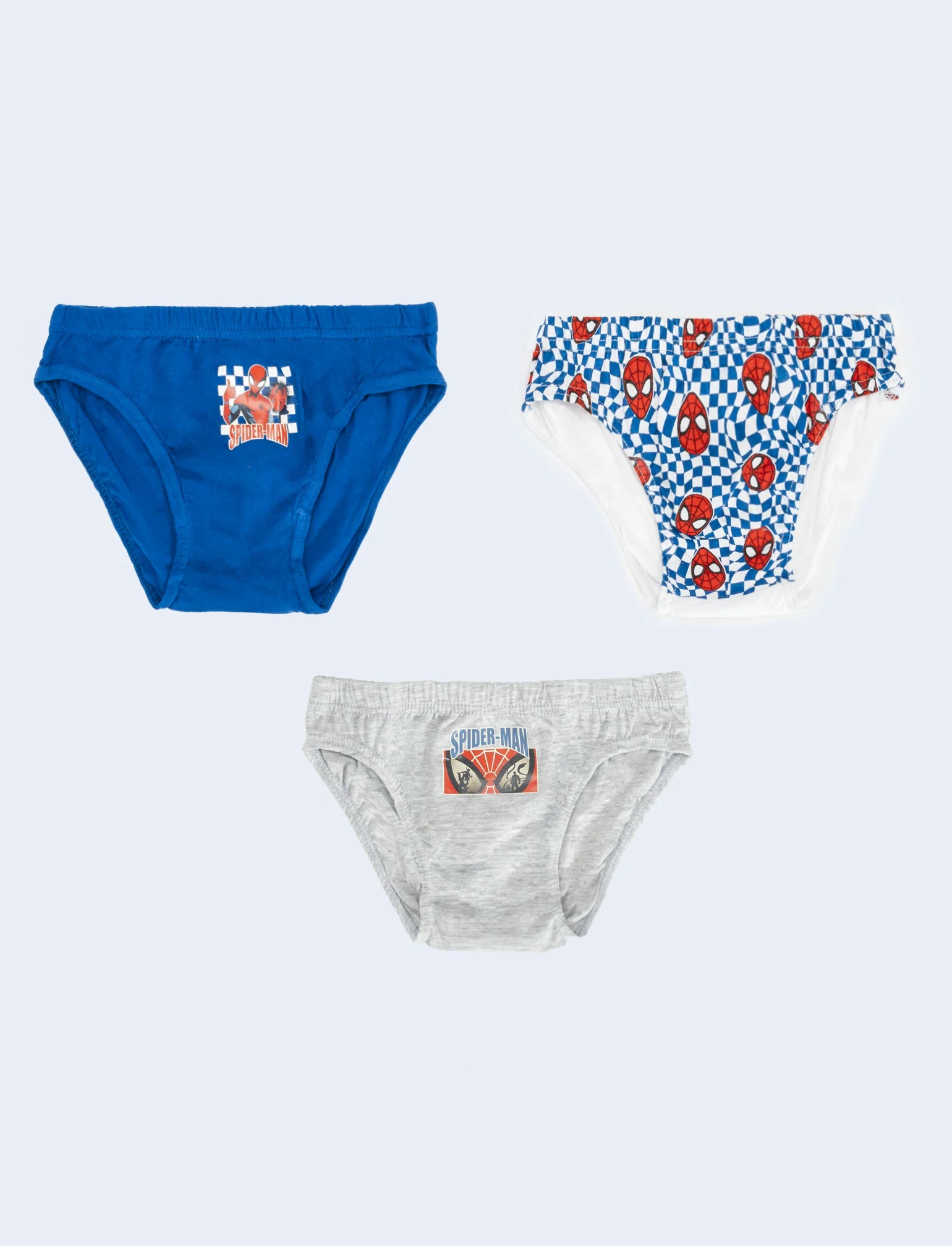 Tris slip bambino pokemon sonic e spiderman - Blu - Image 2