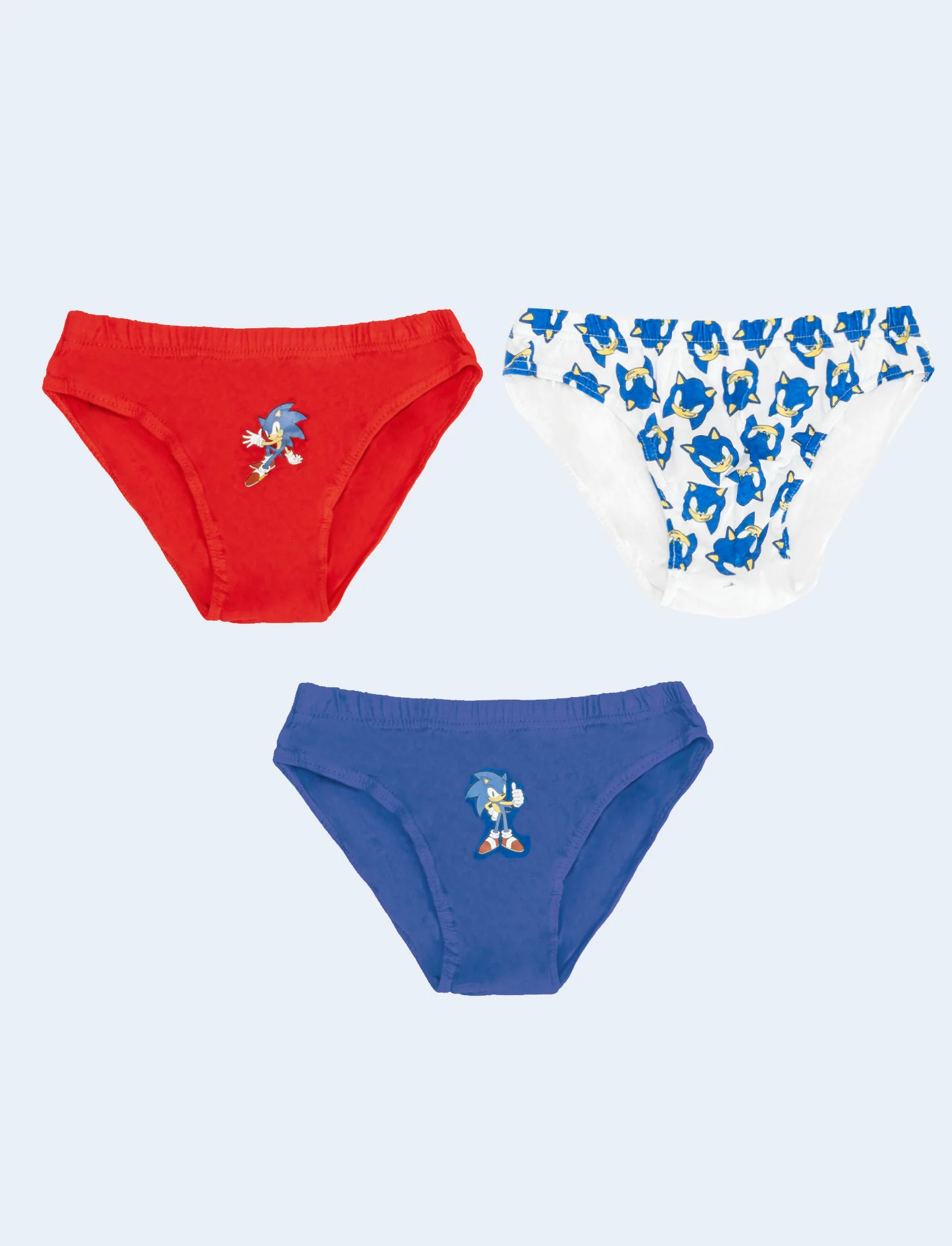 Tris slip bambino pokemon sonic e spiderman - Rosso - Image 2