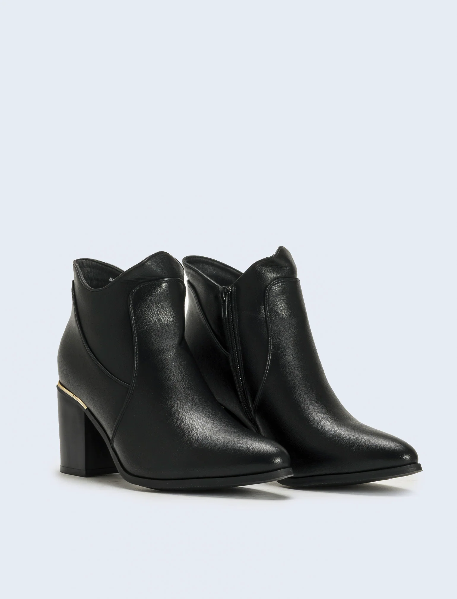 Tronchetto da donna con scollo particolare - Nero - Image 2
