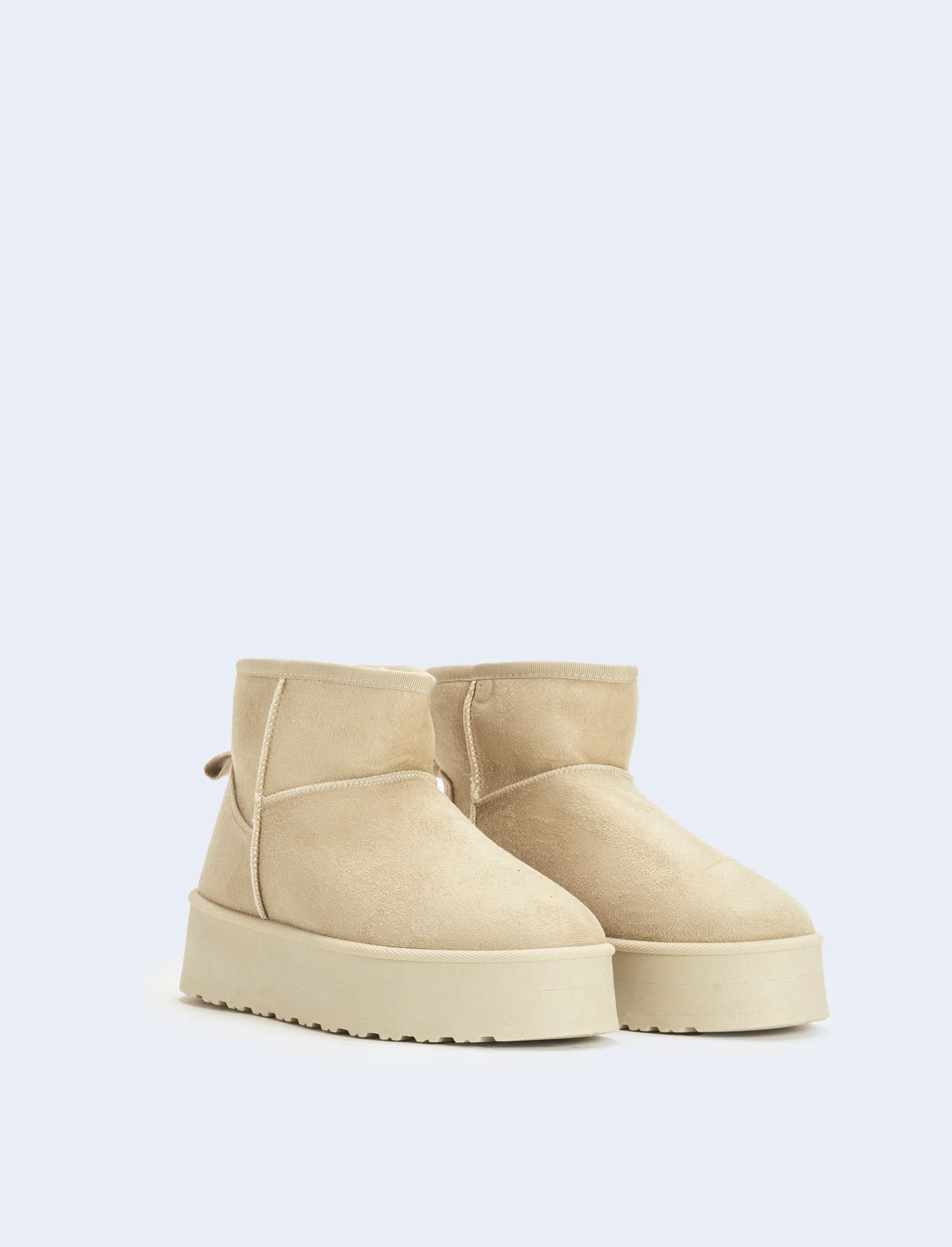 Tronchetto da neve da donna - Beige - Image 2