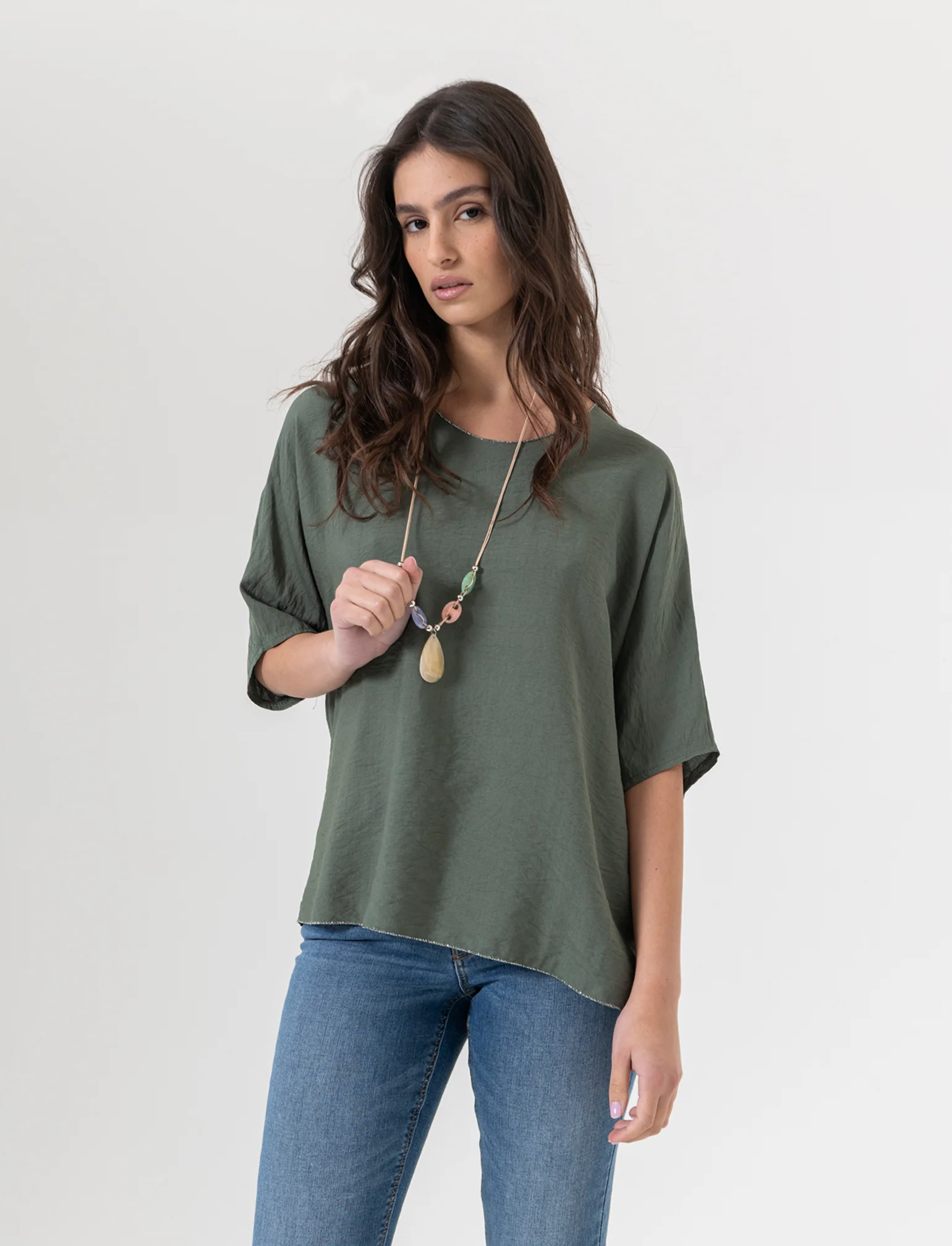 Tshirt over con dettaglio lurex - Ve.milit.