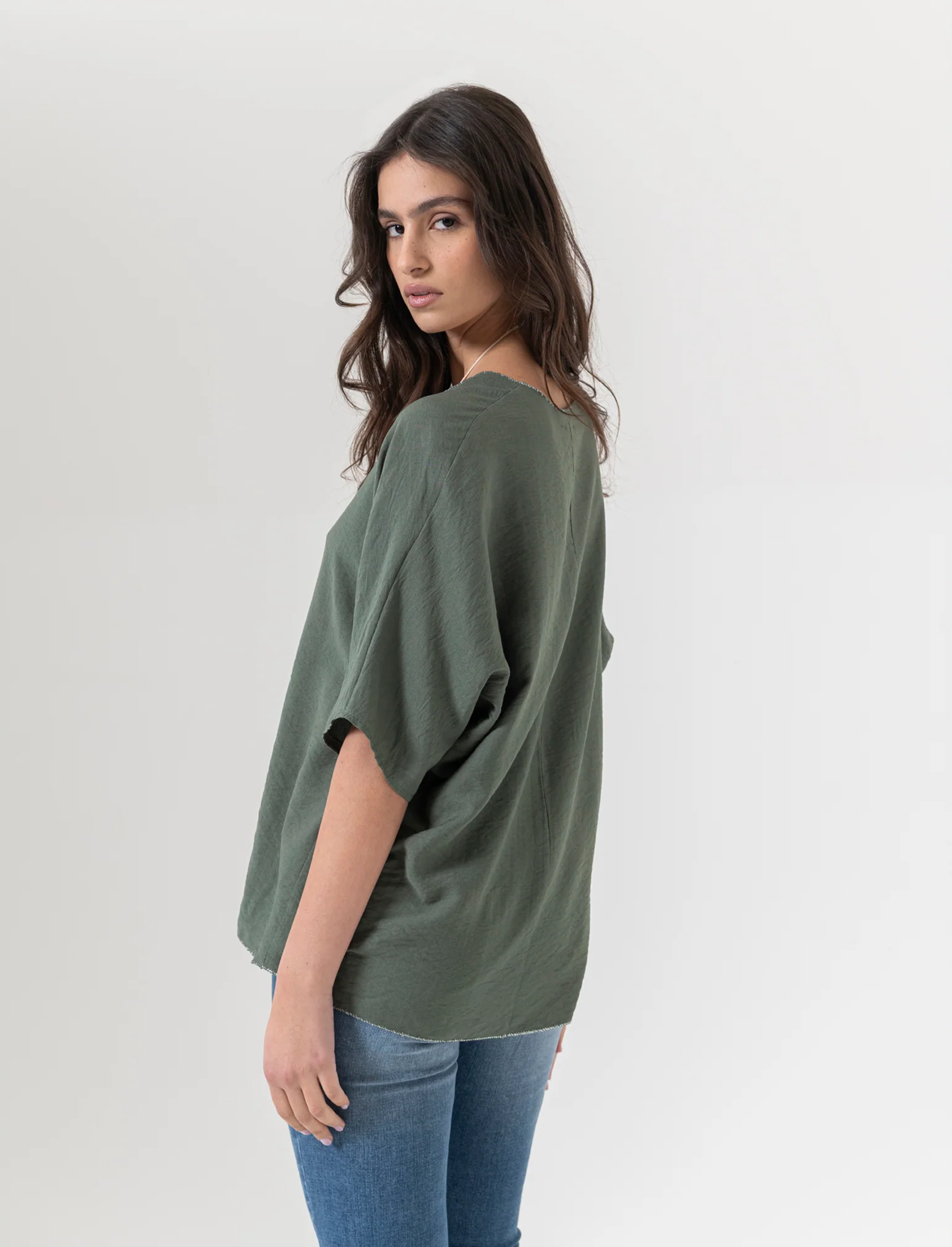Tshirt over con dettaglio lurex - Ve.milit. - Image 2