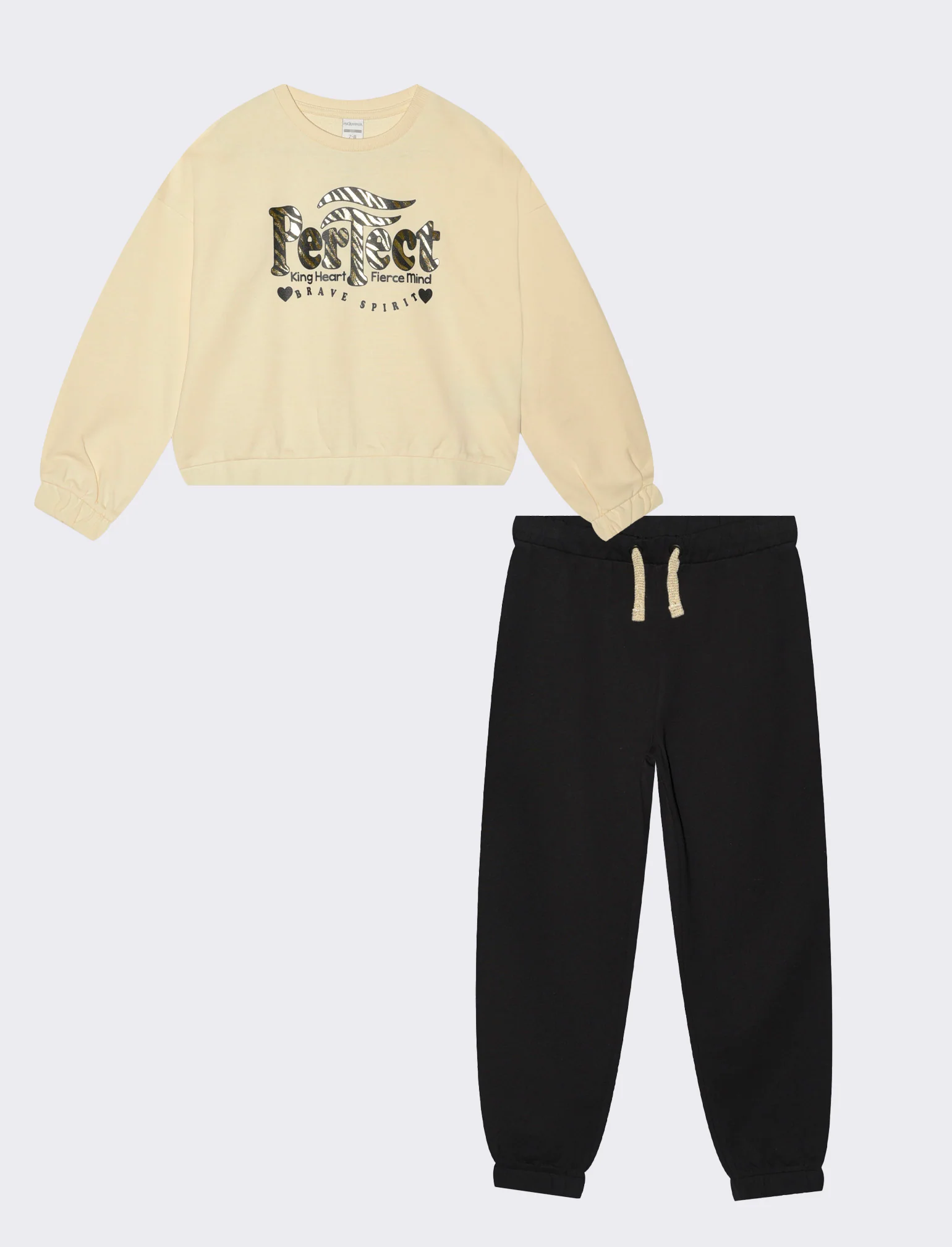 Tuta da bambina - Beige - Image 2