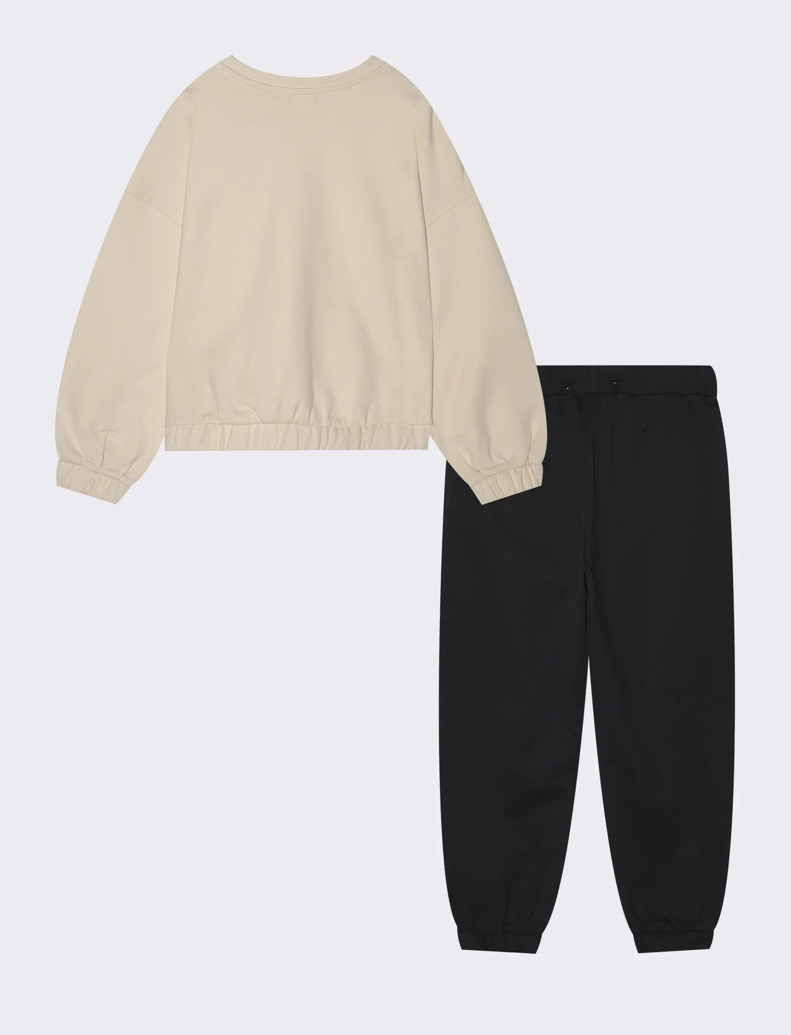 Tuta da bambina comoda e alla moda - Beige - Image 2