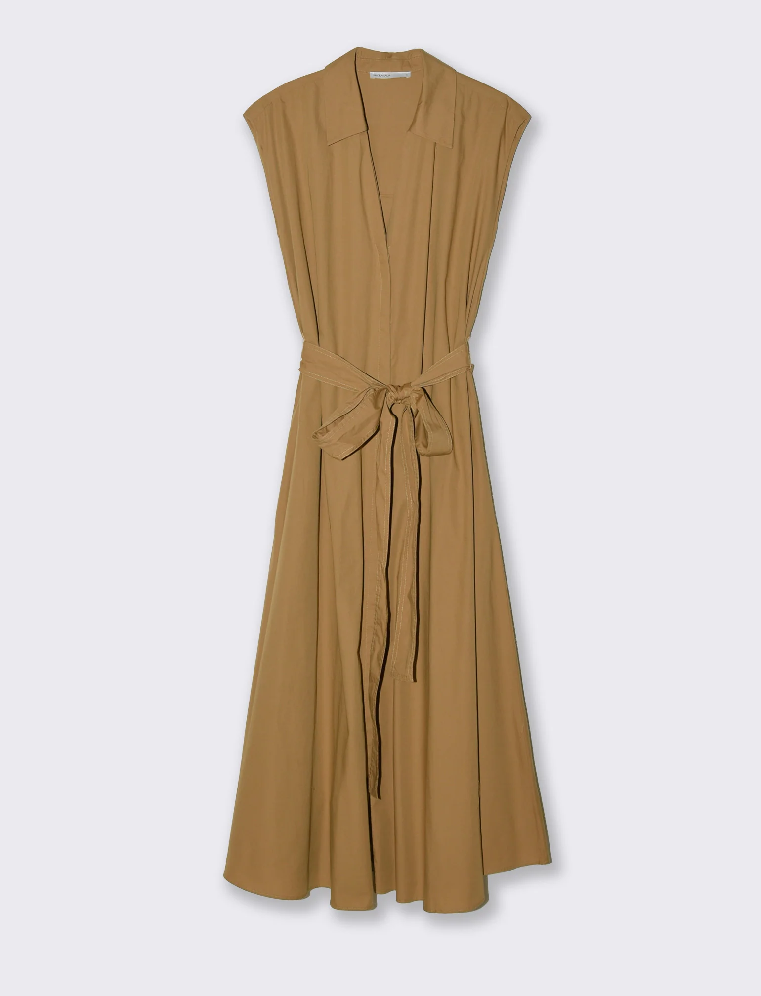 Vestito chemisier da donna - Caramello - Image 4