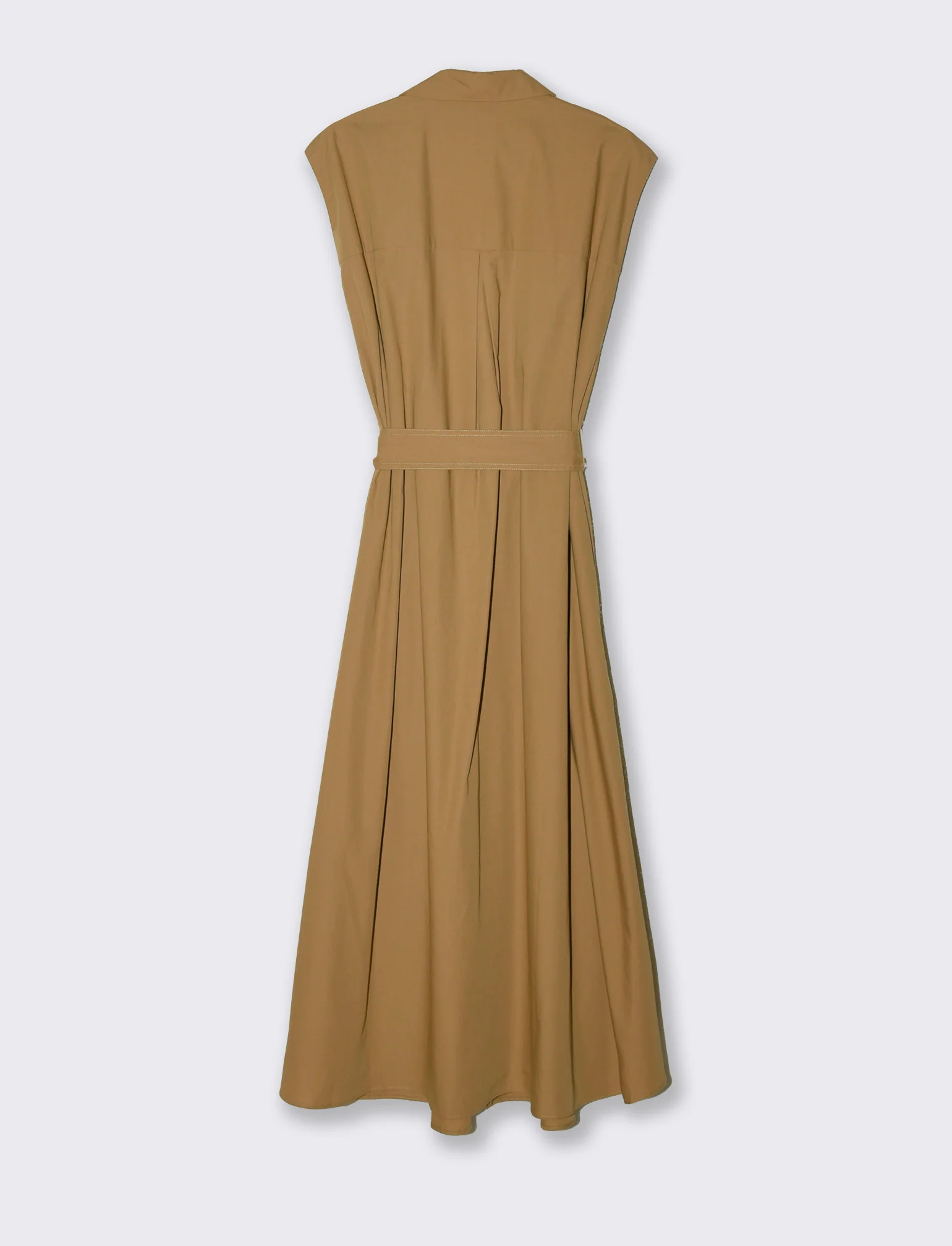 Vestito chemisier da donna - Caramello - Image 5