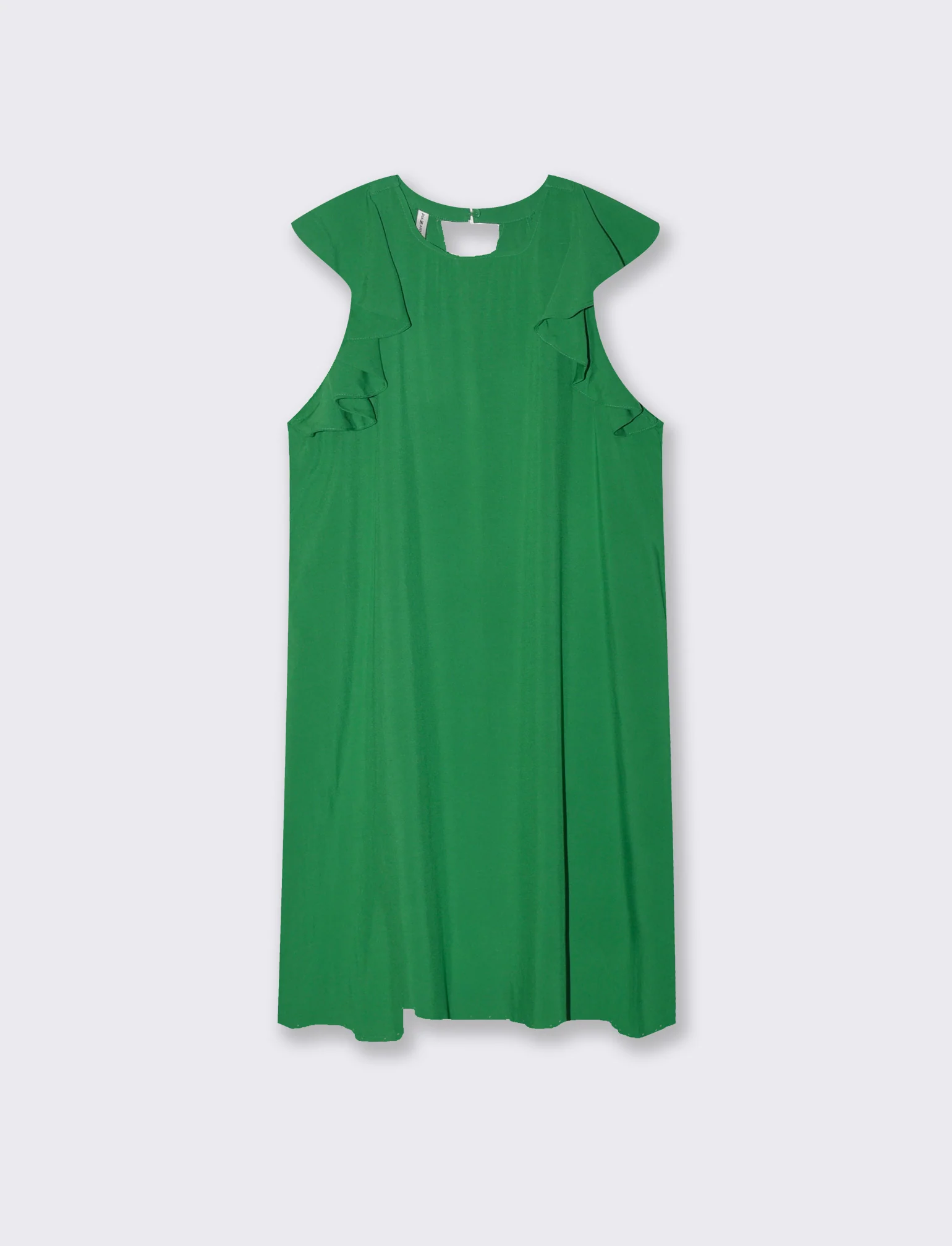 Vestito giro manica da donna - Verde prato