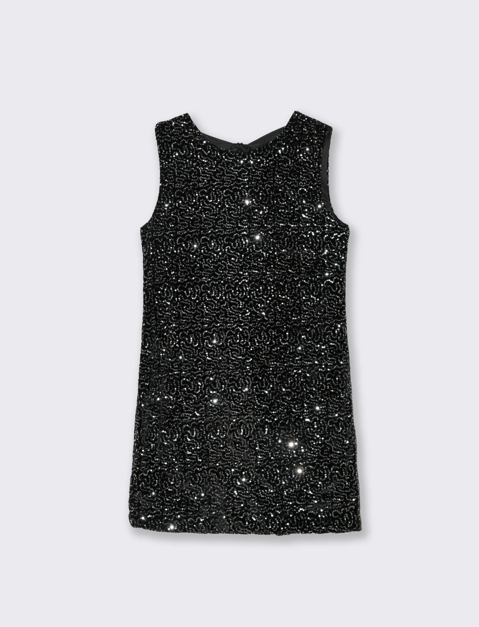 Vestito in paillettes - Argento - Image 4
