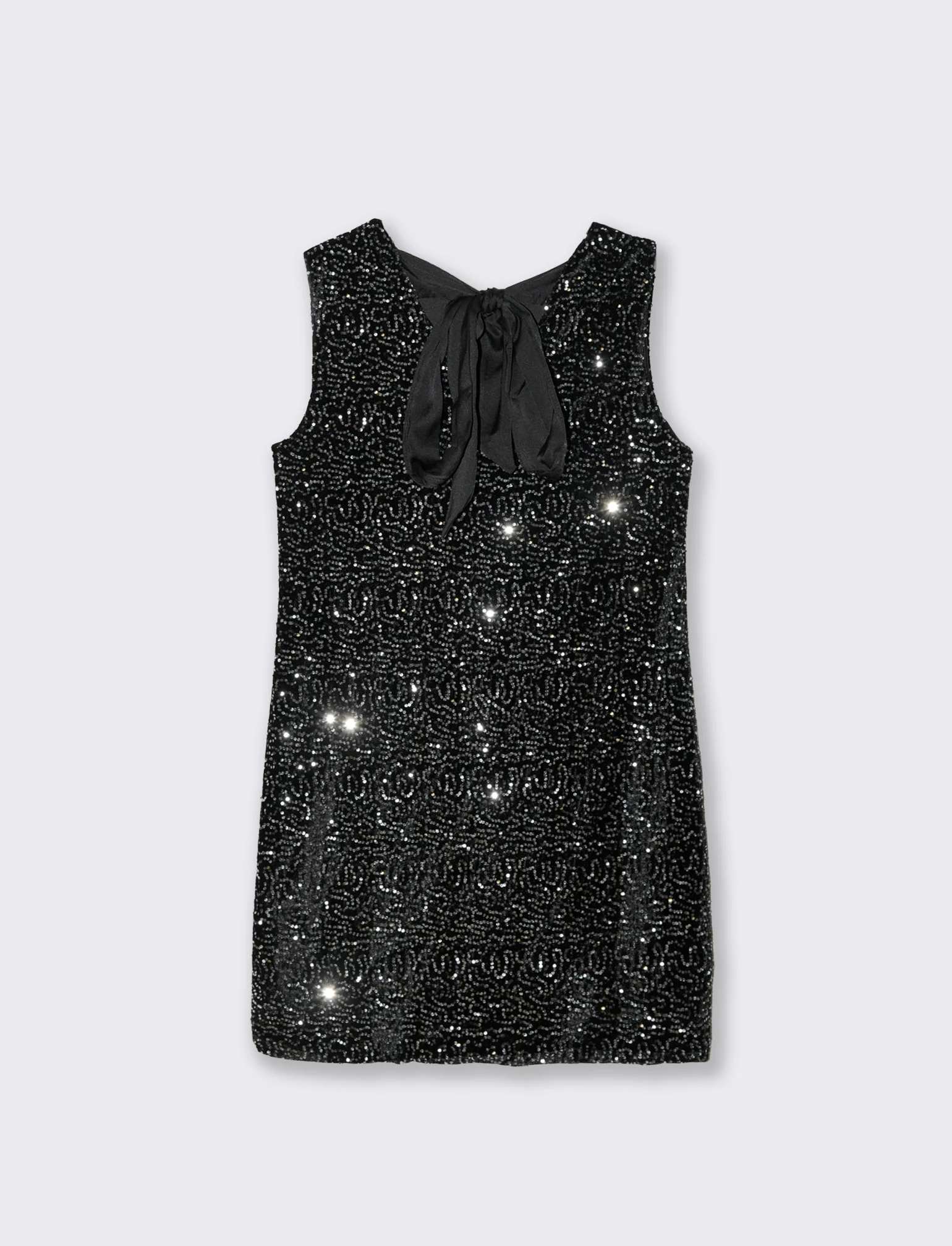 Vestito in paillettes - Argento - Image 5