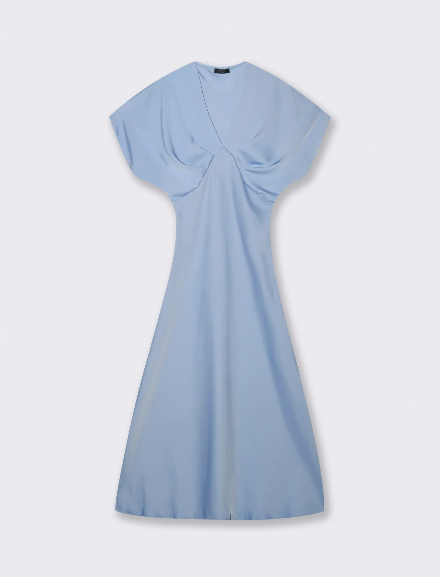 Vestito in raso - Celeste