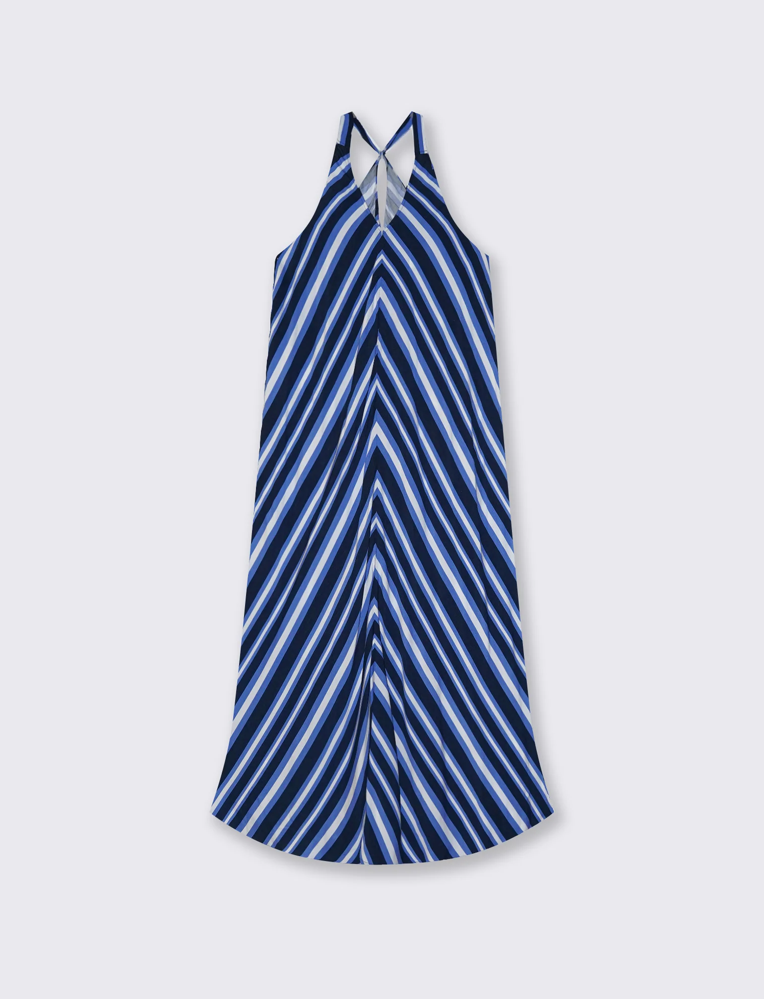 Vestito lungo con scollo a V e nodo - var 1 - Image 3