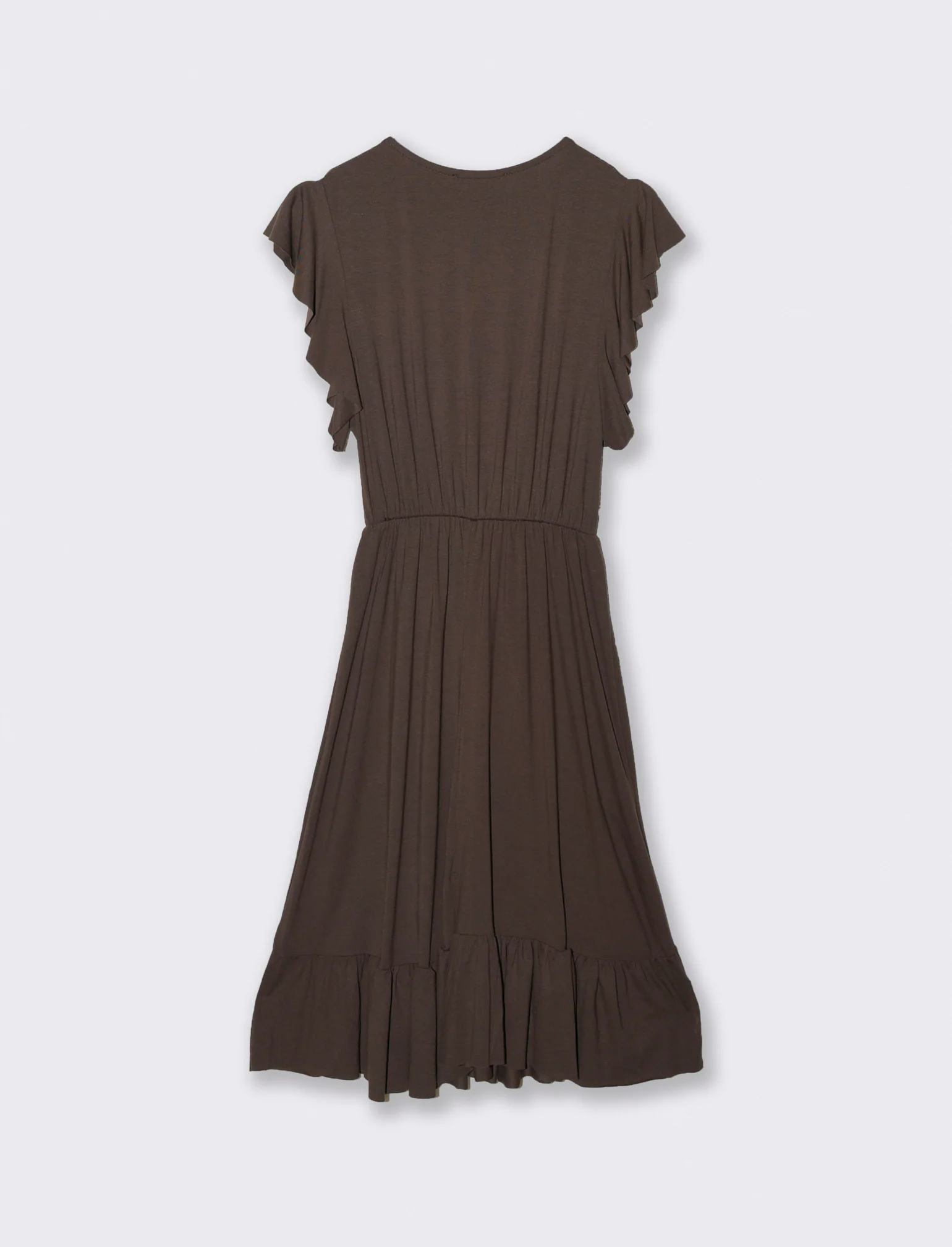VESTITO LUNGO CON VOILANT - Moro - Image 4