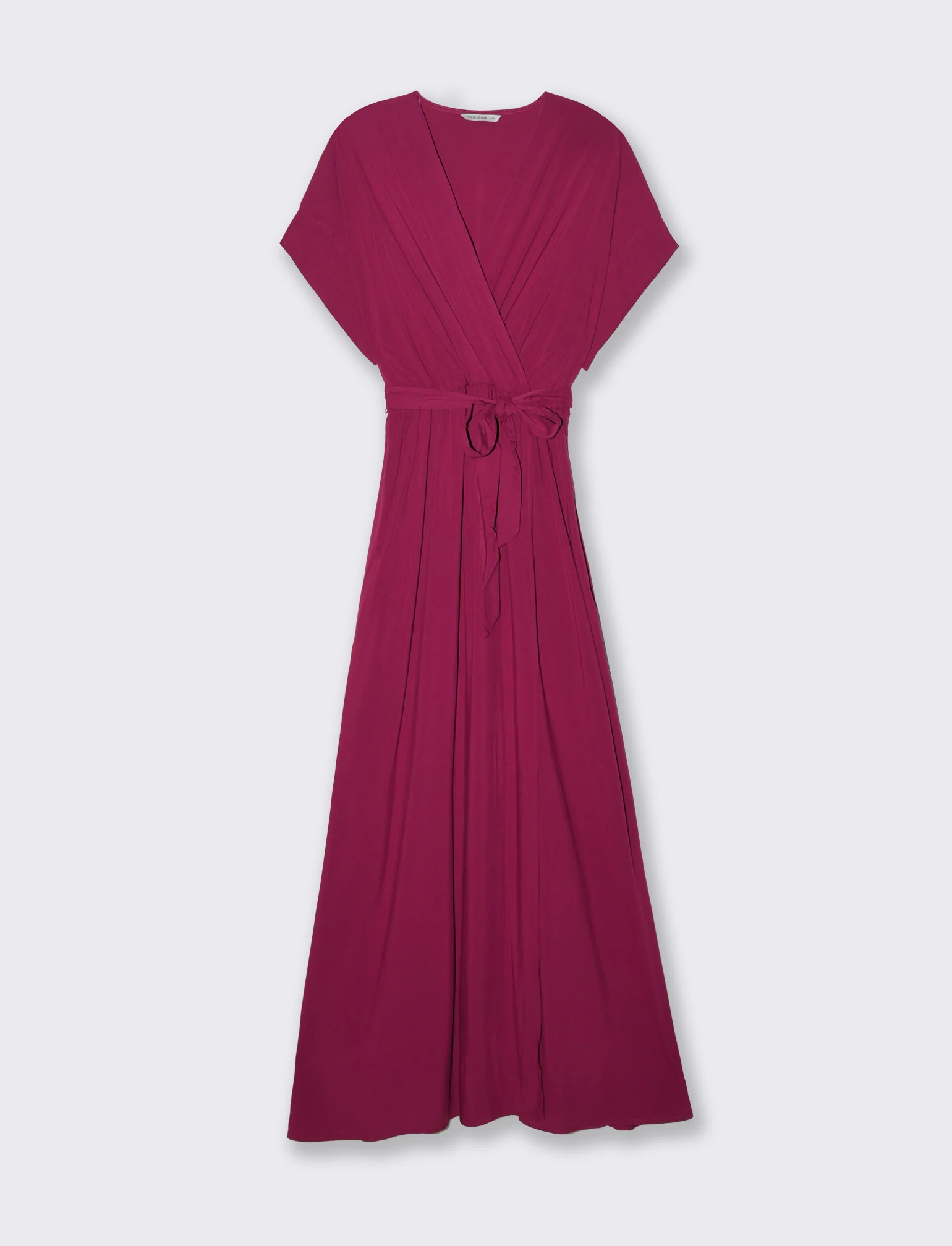 Vestito lungo da donna - Rosso india - Image 4