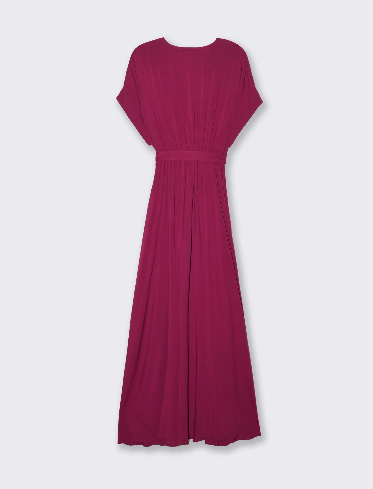Vestito lungo da donna - Rosso india - Image 5