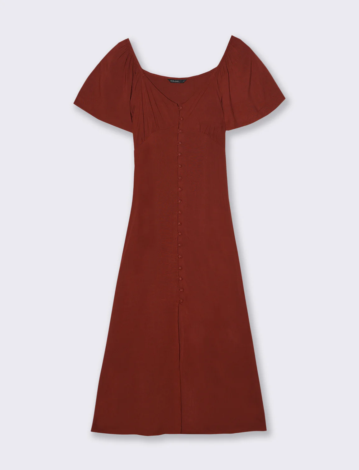 VESTITO LUNGO - Marrone bruciato - Image 2