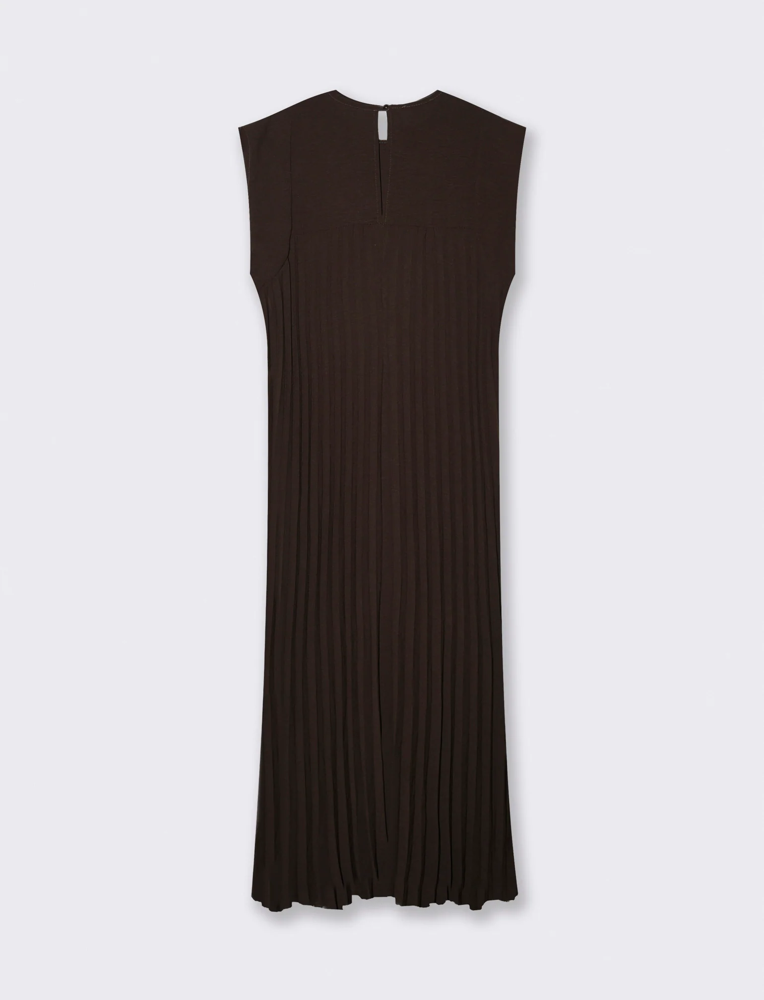 vestito lungo plisset giro manica - Moro - Image 4