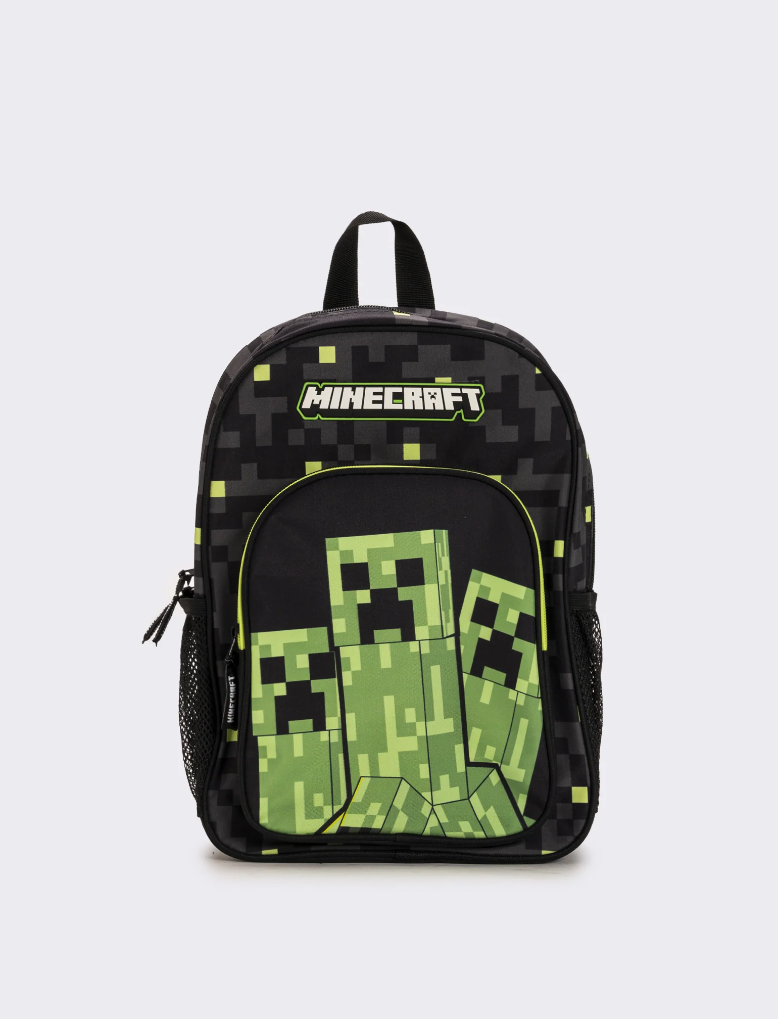 Zainetto con tasca minecraft bambino - Nero
