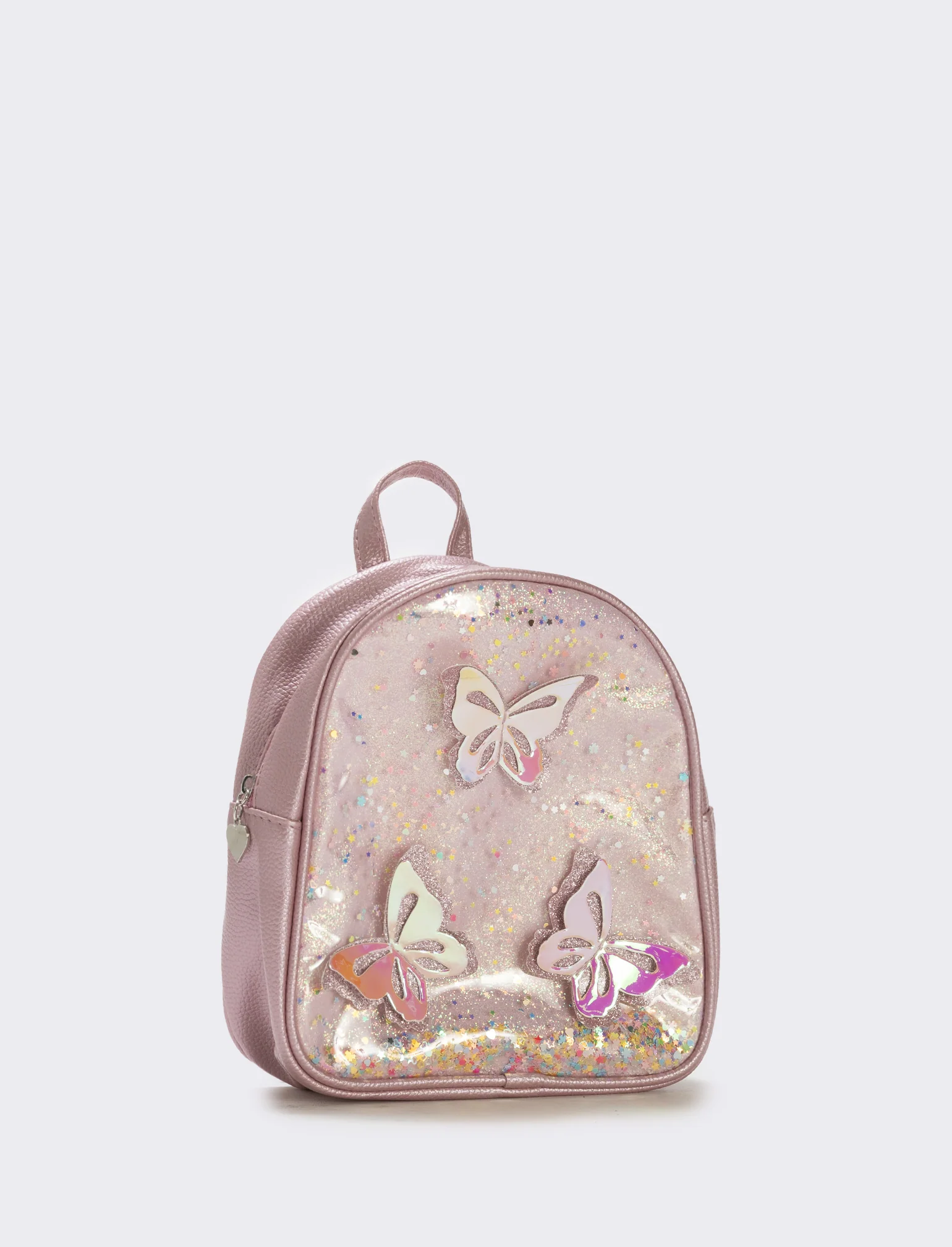 Zaino bambina con farfalle - Rosa - Image 2