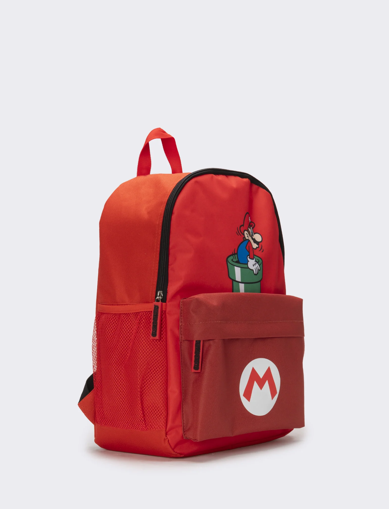 Zaino bambino con tasca avanti super mario bros - Rosso - Image 2