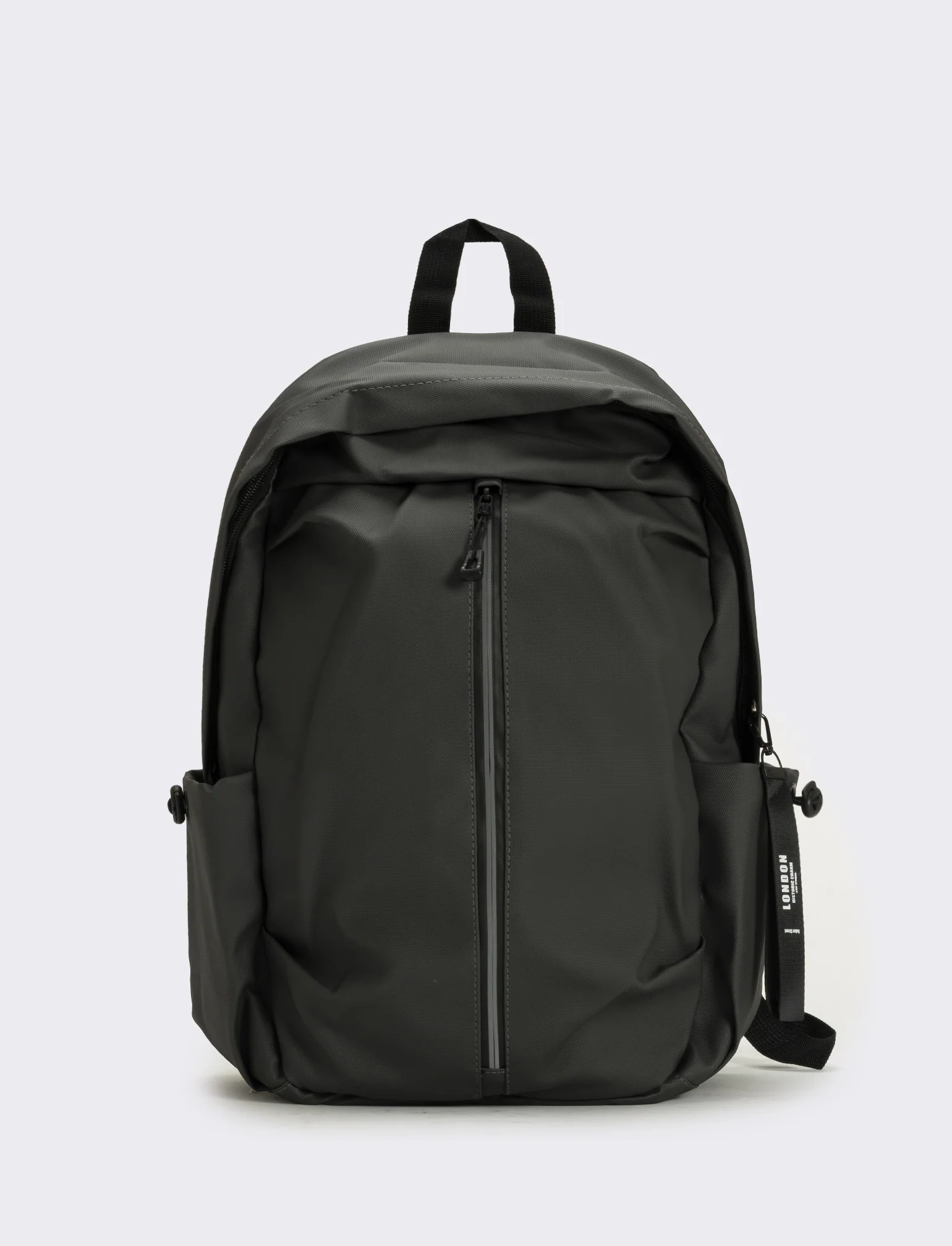 Zaino uomo con tasche e porta pc catarifrangente - Grigio
